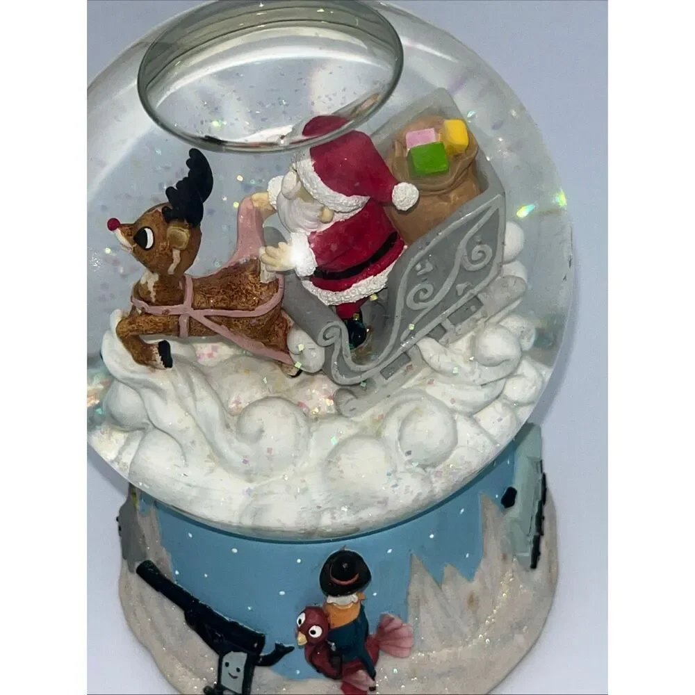 Rudolph Reindeer Island Of Misfit Toys  Enesco Music box Works Great
